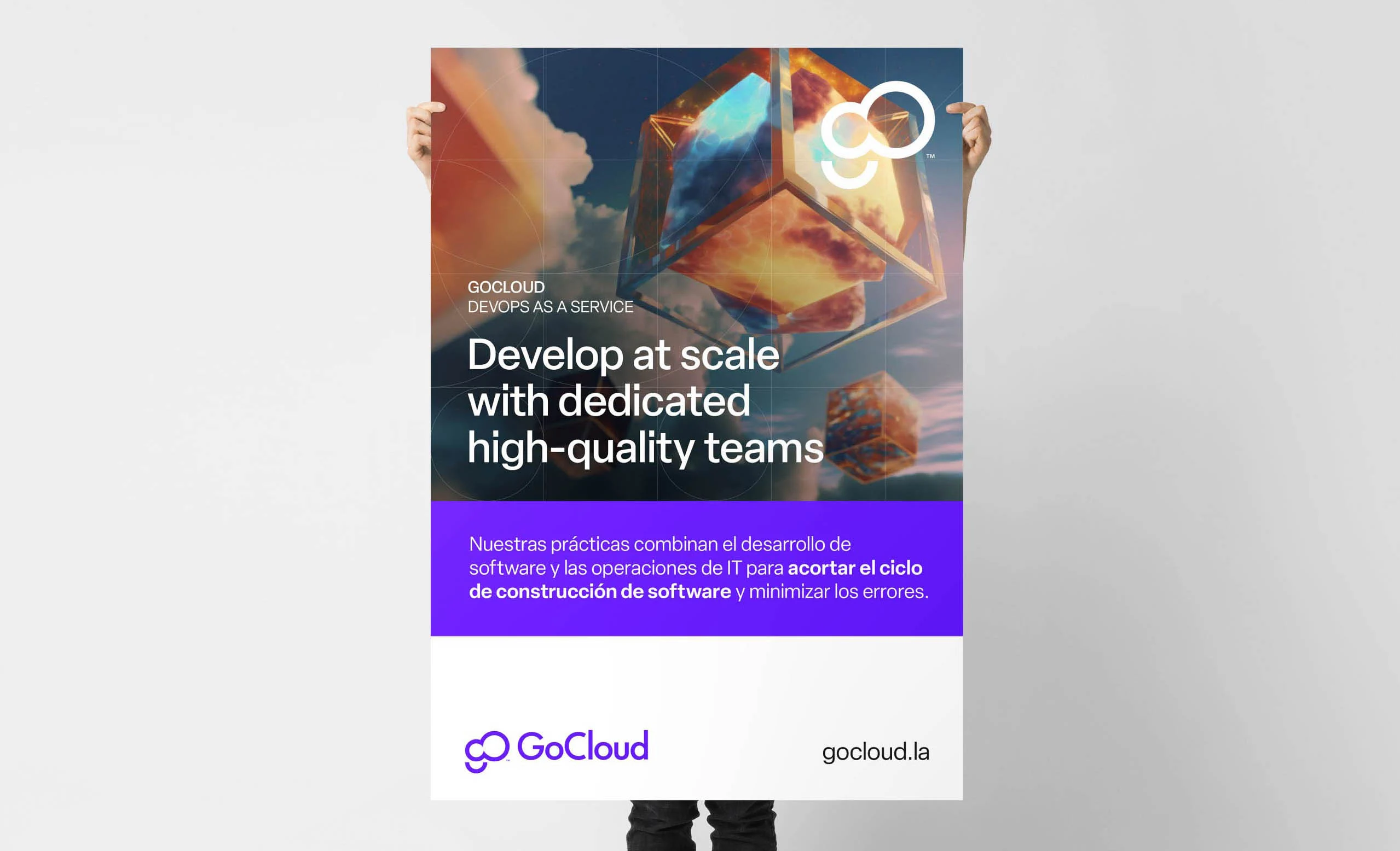 Design d’affiche de campagne GoCloud