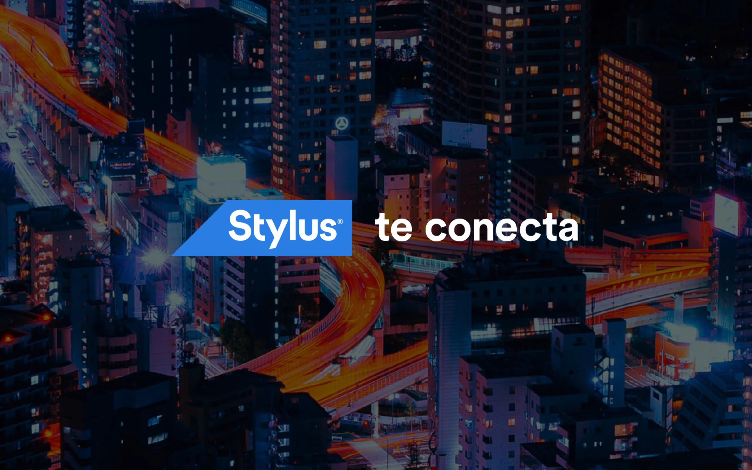 Campaña tecnológica de Stylus utilizando el nuevo sistema visual